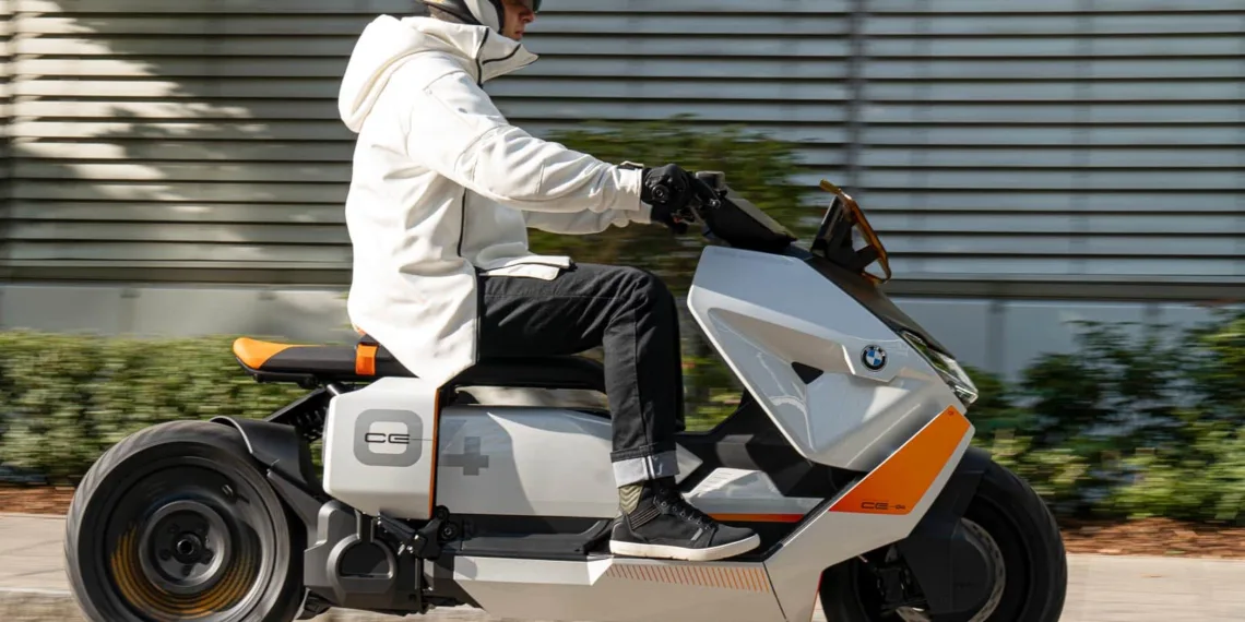 Meet BMW’s futuristic CE 04 electric scooter