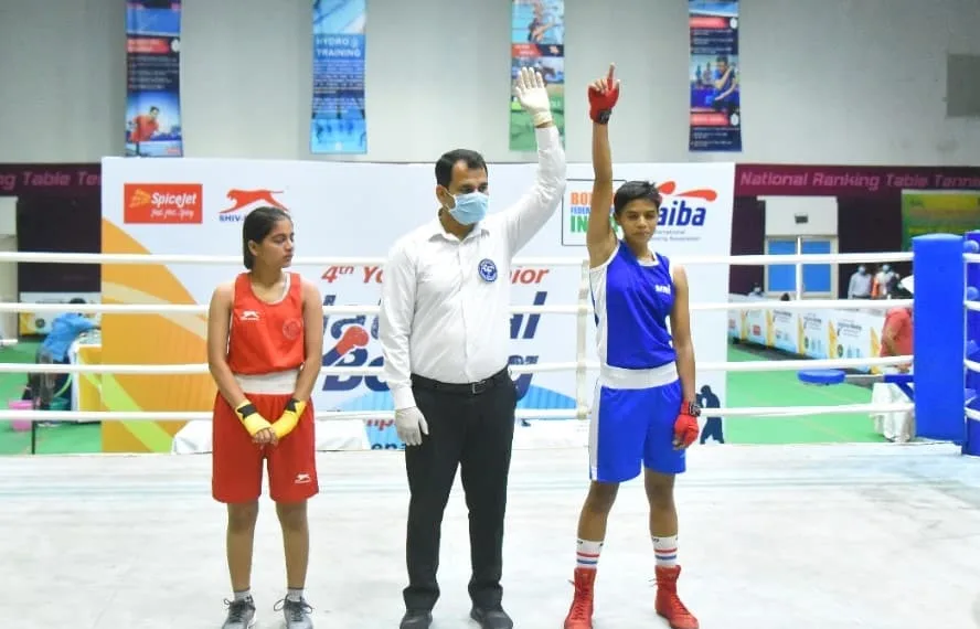 Mahi Raghav cruises into final at 4th Junior Girls National Boxing Championships