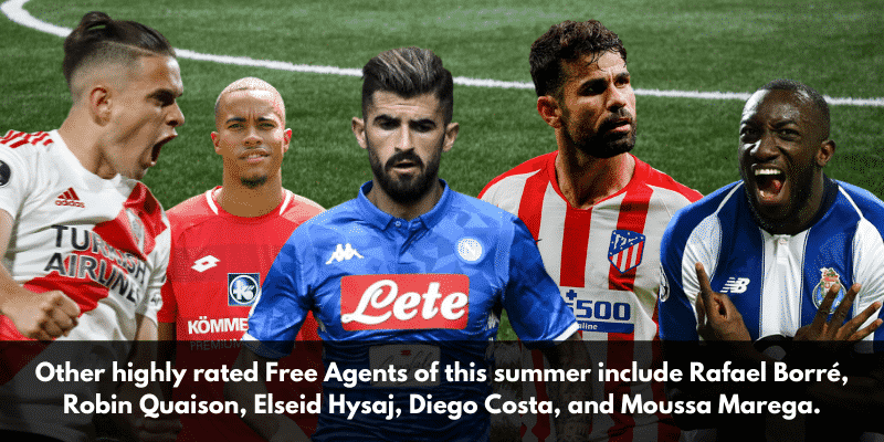 Content 2 Let's look at the Best XI who are available absolutely FREE this summer