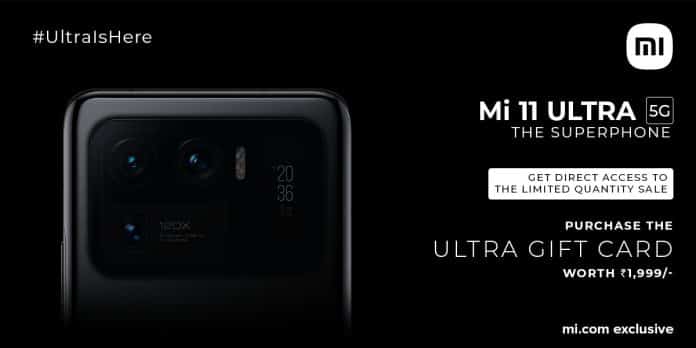 Xiaomi Mi 11 Ultra is going on sale in India | Register Here