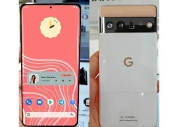 Google Pixel 6 Pro Unique Design leaked in a new live shot