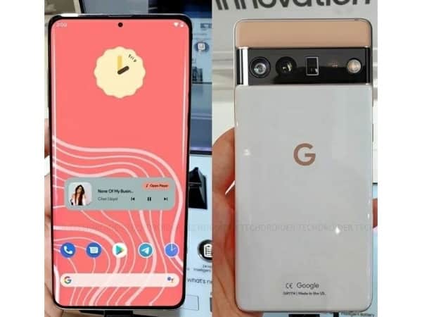 Google Pixel 6 Pro Unique Design leaked in a new live shot