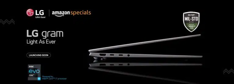LG Gram laptops with Intel EVO badge coming soon in India via Amazon