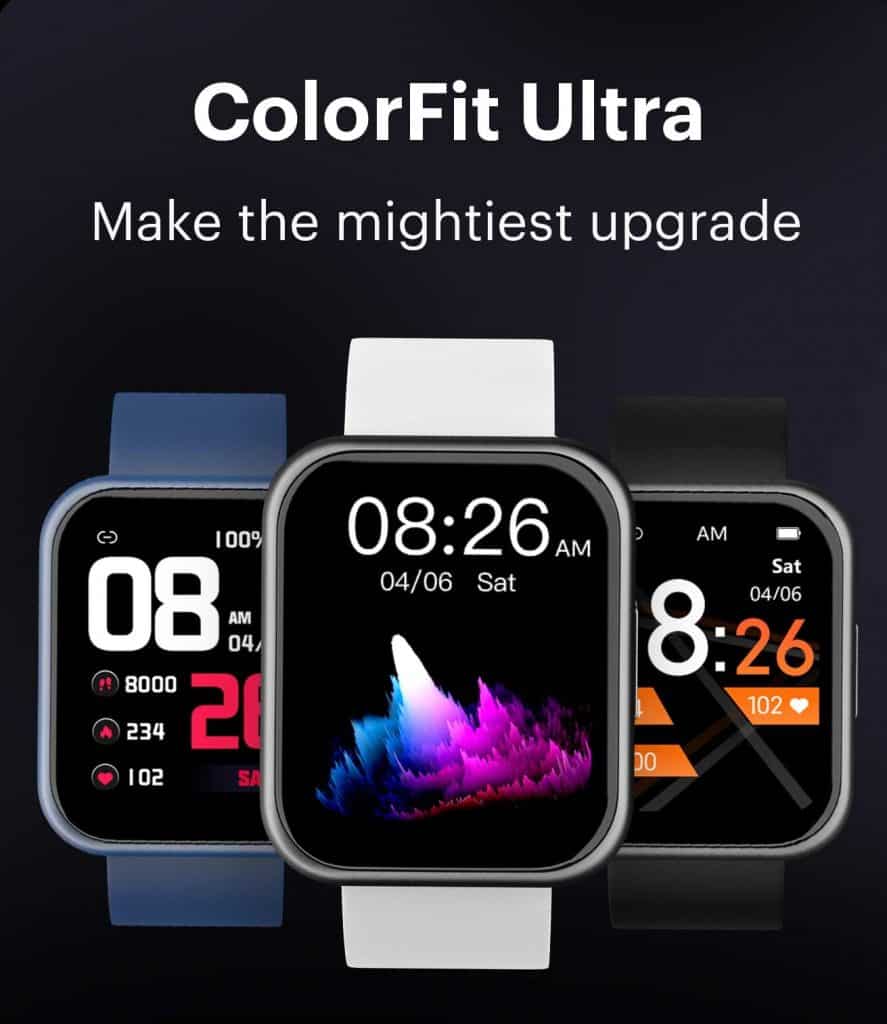 Noise ColorFit Ultra - Display Specs Reveal - 1_TechnoSports.co.in