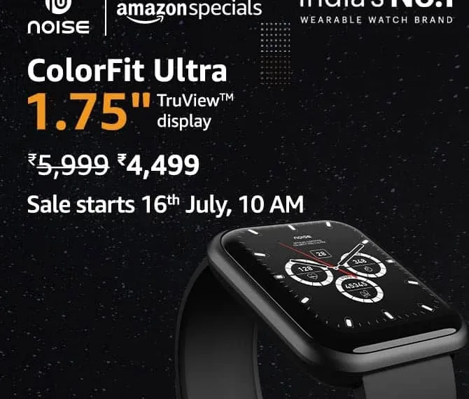 Noise ColorFit Ultra - First Sale_TechnoSports.co.in