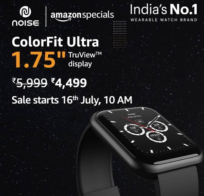 Noise ColorFit Ultra - First Sale_TechnoSports.co.in