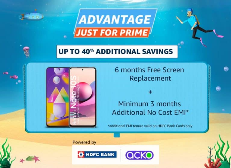 Amazon Prime customers will get 6 months of Free Screen Replacement on your next smartphone purchase