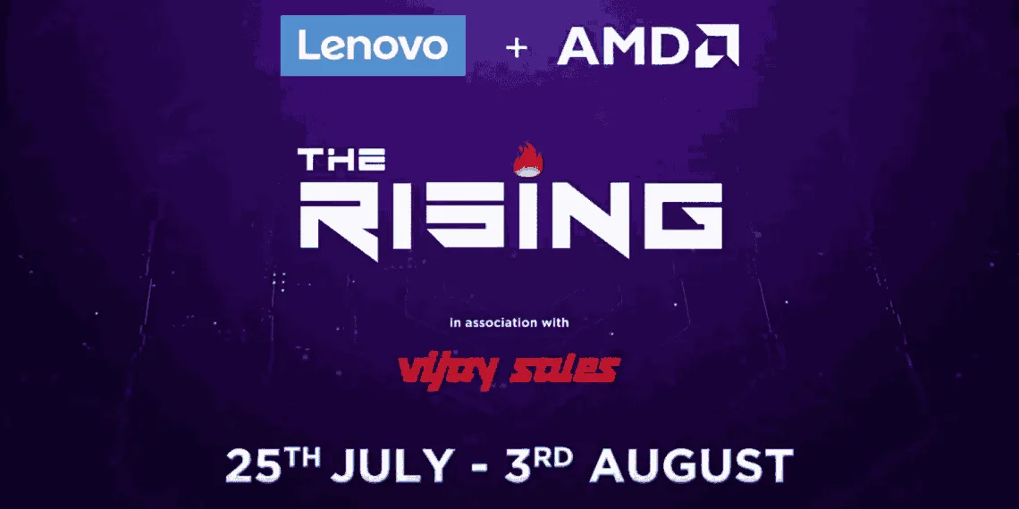 Vijay Sales to host its first Esports tournament: The Rising in association with Lenovo India & AMD
