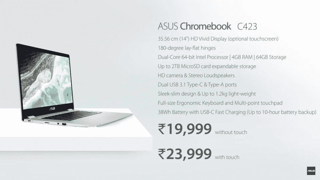 Screenshot 194 ASUS brings a new range of Chromebooks, starting at just ₹ 17,999