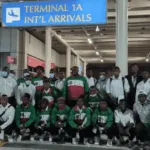 Team Madagascar finally lands in Kenya for the 2021 U20 Barthés Trophy and Rugby Africa Women’s Cup