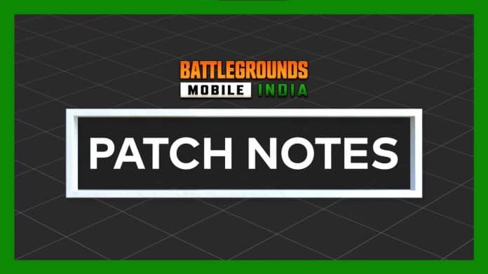 BATTLEGROUNDS MOBILE INDIA - JULY Update Patch Notes Preview BATTLEGROUNDS MOBILE INDIA - JULY Update Patch Notes Preview