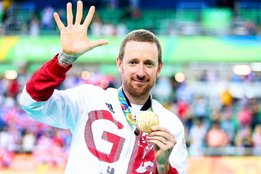 Sir Bradley Wiggins gold medal Great Britain Rio 2016 track cycling pic Alex Whitehead SWpix