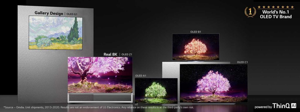 LG A1, C1 & G1 4K Smart OLED TVs launched in India, starts at ₹1,89,999