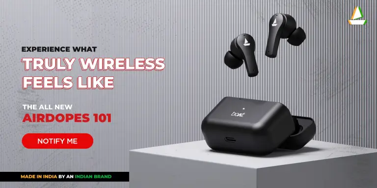 boAt Airdopes 101 comes on sale today via Flipkart_TechnoSports.co.in