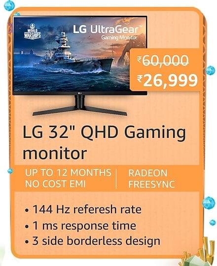 lg 1 Here are all the best deals on Gaming Monitors on Amazon Prime Day sale