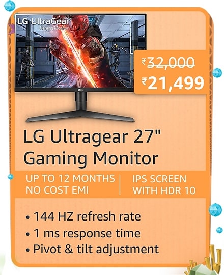 lg 3 Here are all the best deals on Gaming Monitors on Amazon Prime Day sale