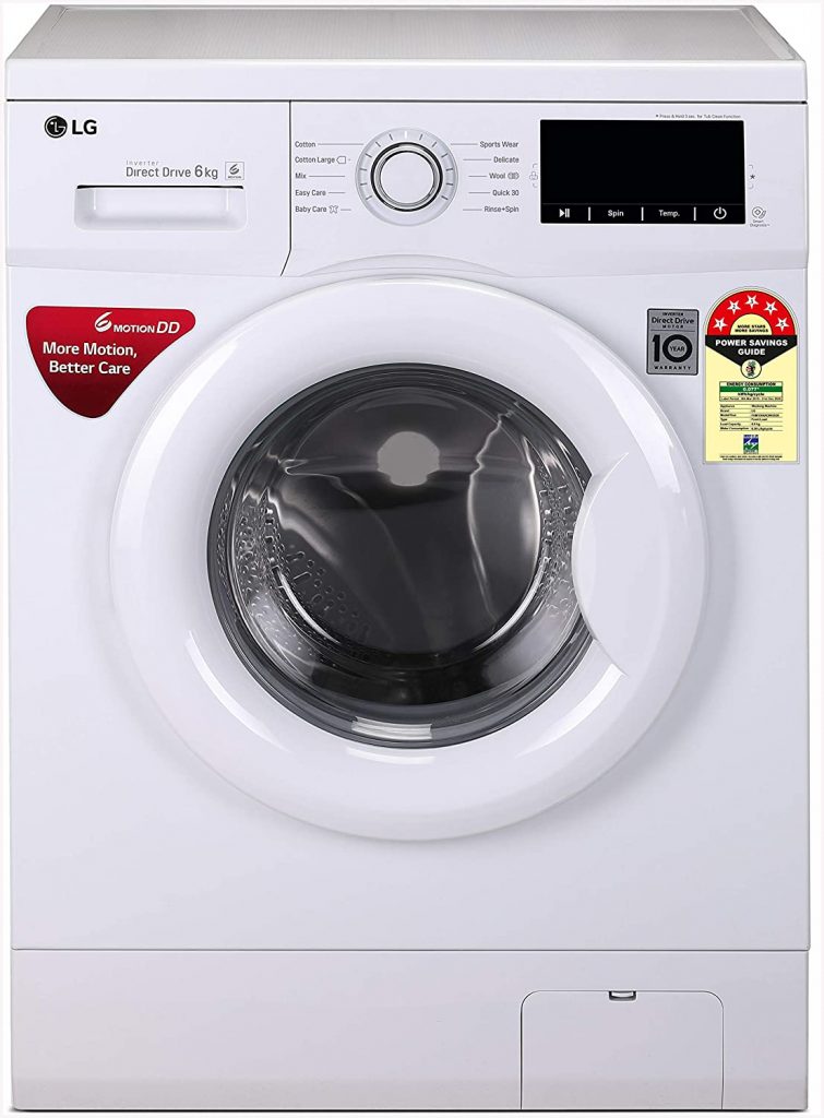 washing machine 3 Here are all the best deals on Fully-Automatic Front Loading Washing Machine on Amazon Prime Day sale