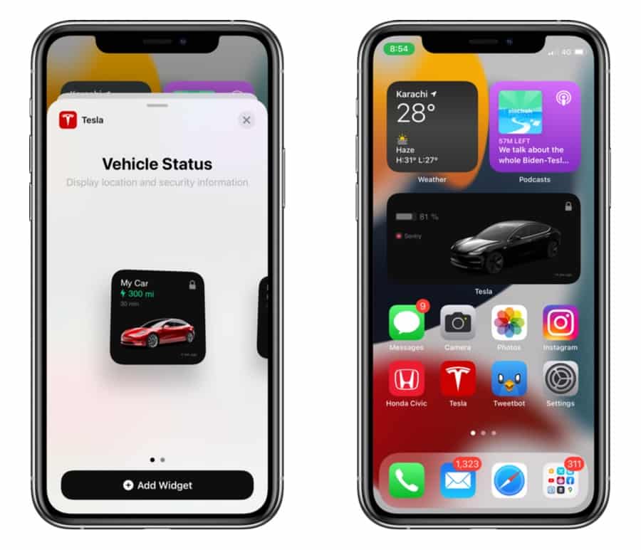 1 23 Tesla App for iPhone receives Massive v4.0 Update with refreshed UI and Home Screen Widgets