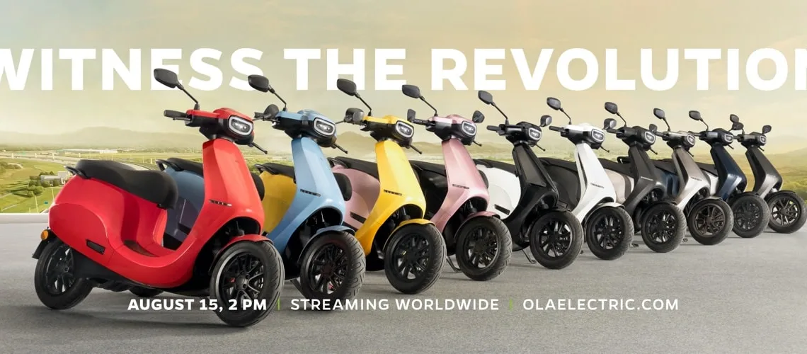 OLA Electric Scooter is going to launch in India on 15th August