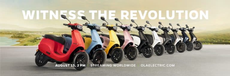 OLA Electric Scooter is going to launch in India on 15th August