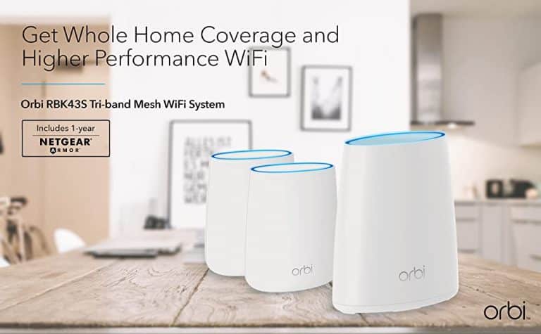 NETGEAR Orbi Tri-Band Whole Home Mesh WiFi System is now available at only $244.99