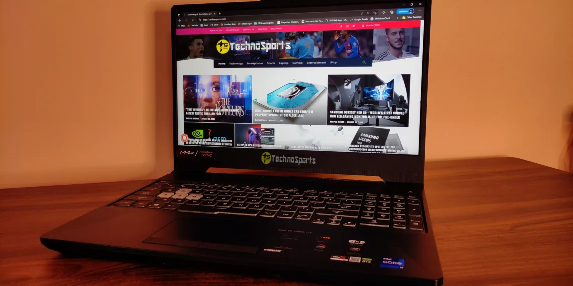 ASUS TUF Gaming F15 with Core i9-11900H & RTX 3060 review - A gaming monster with Intel inside - 1_TechnoSports.co.in