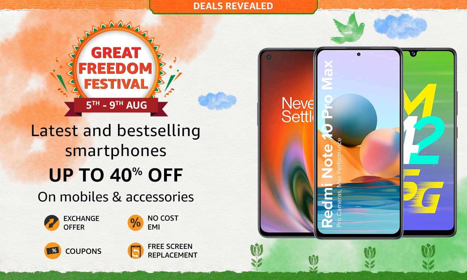 Best Mid-range Smartphone deals under ₹25,000 on Amazon Great Freedom Festival