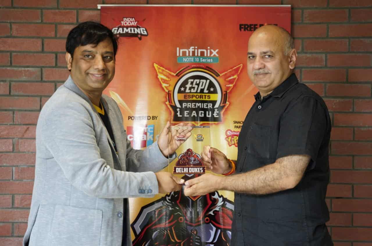 ESPL 2021: Deputy Chief Minister Sisodia launches Team Delhi Dukes