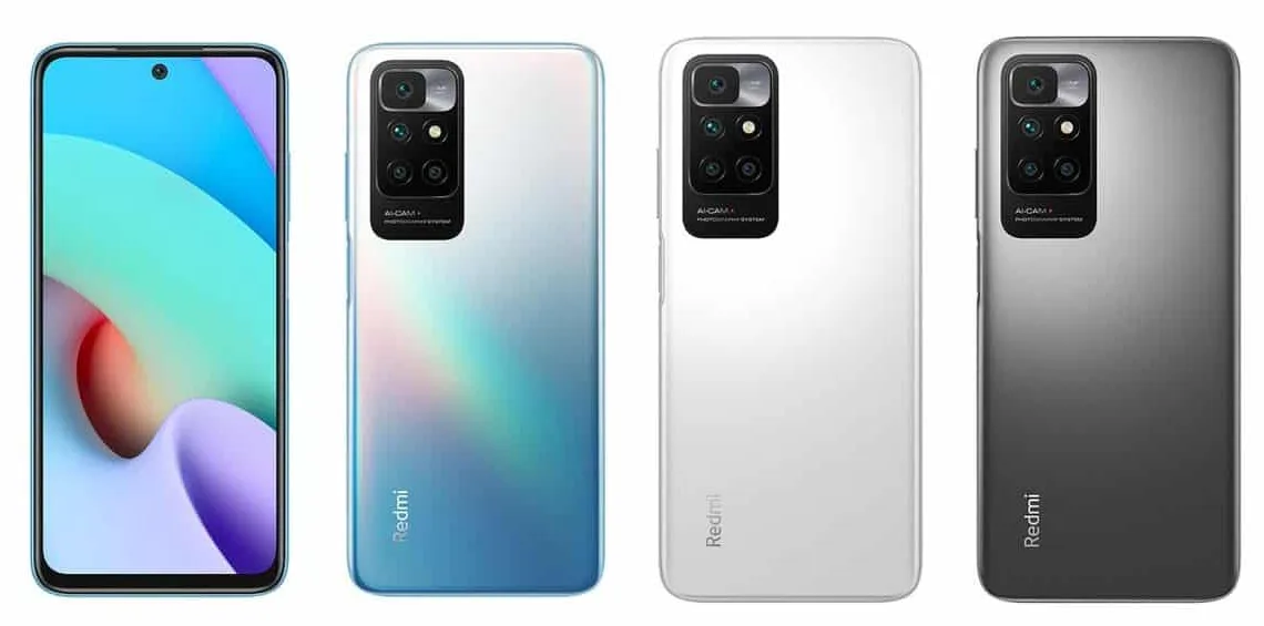 Redmi 10 renders with complete specs spotted on Singapore retailers site