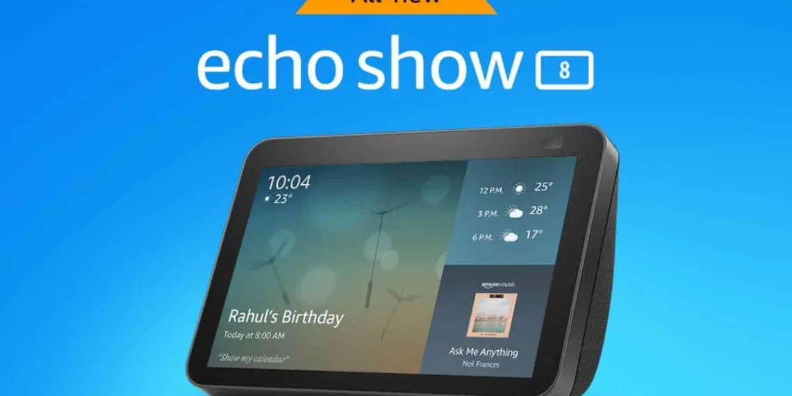 Echo Show 8 (2nd Gen, 2021)- Smart speaker with an 8" HD screen and 13 MP camera is now available at ₹11,499 in India