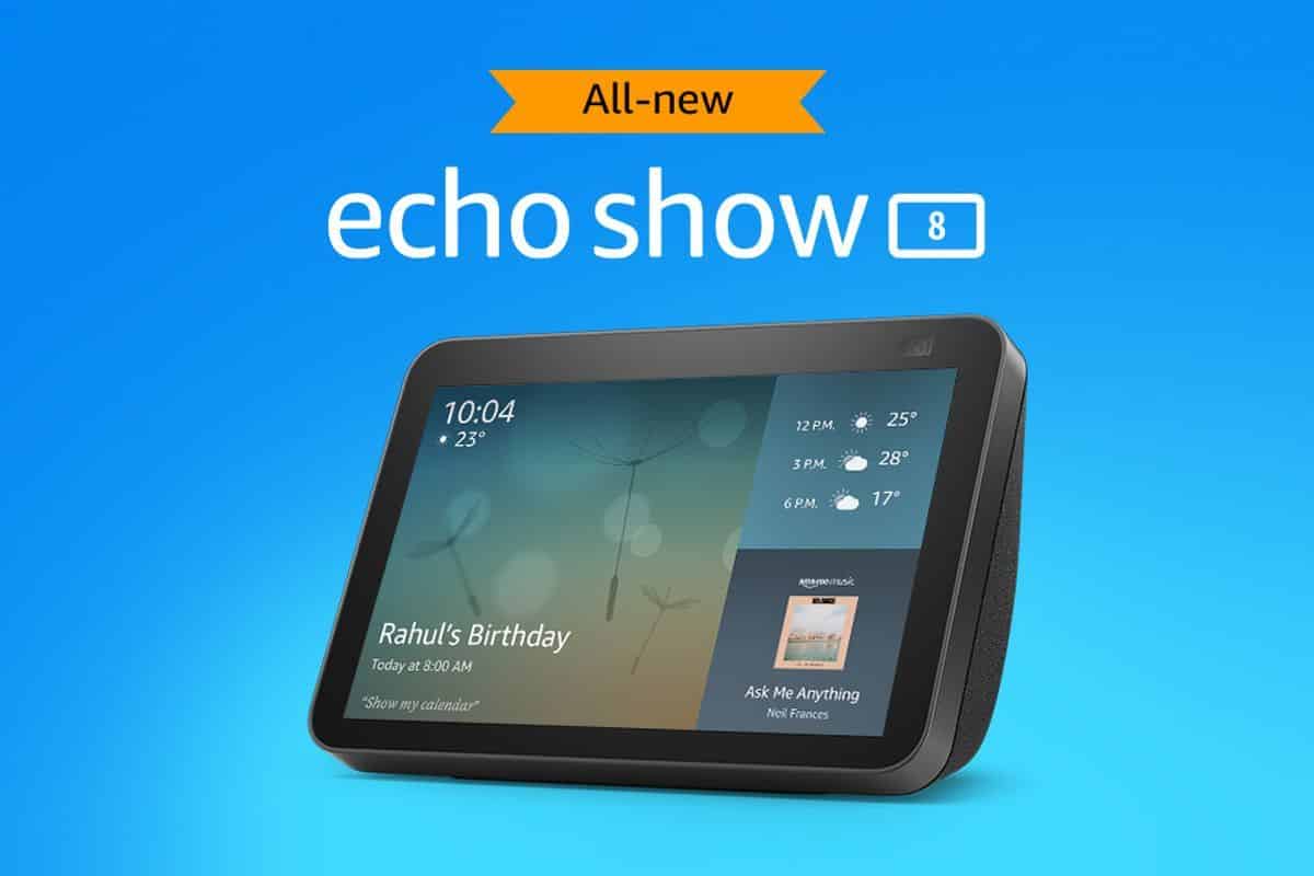 Echo Show 8 (2nd Gen, 2021)- Smart speaker with an 8" HD screen and 13 MP camera is now available at ₹11,499 in India