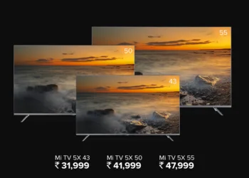 Xiaomi Mi TV 5X Series with 4K HDR Panel, 40W Stereo Speakers Launched in India