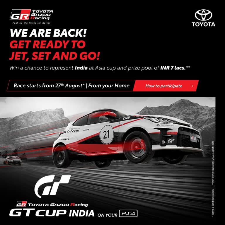 TOYOTA GAZOO Racing (TGR) announces Second Edition of GT Cup India 2021