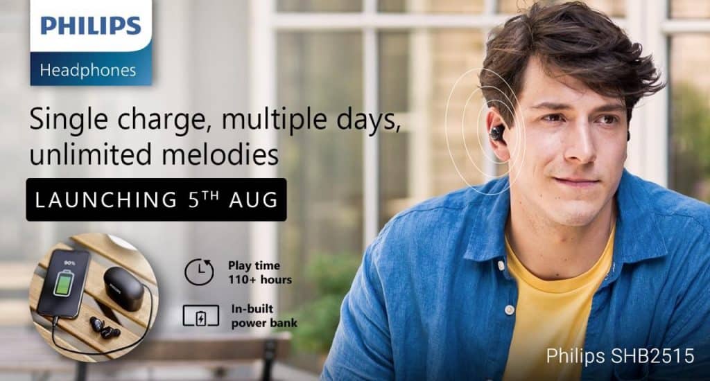 Enjoy True Wireless freedom this Independence Day with the New Philips TWS Headphones Range