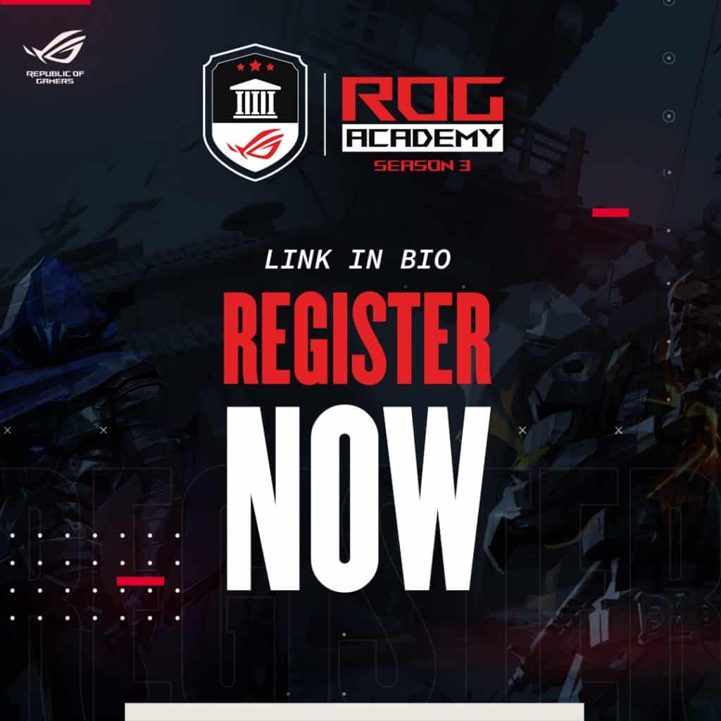 ASUS's Much-Awaited ROG Academy Season 3 with Valorant is here!