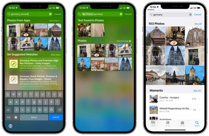 SAVE 20210813 172336 iOS 15 new improvements include Rich search results, web Images Search, and app searches