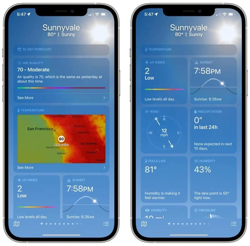All you need to know about iOS 15 Weather App