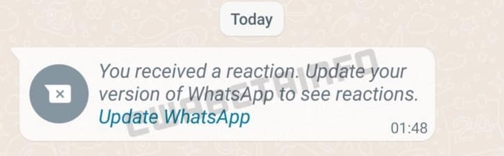 WhatsApp can add message reactions feature in future