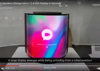 Samsung AI Speaker with 12.4 inch OLED screen appeared at IMID 2021