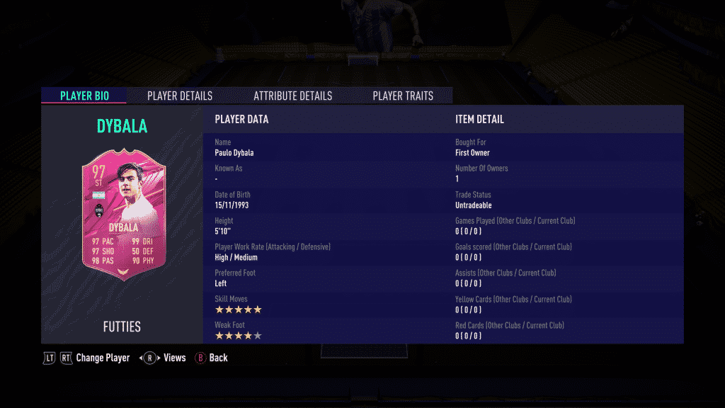 Screenshot 329 FIFA 21: How to do the 97-rated Paulo Dybala Futties SBC card and is it worth doing?