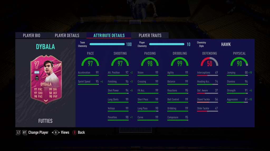 Screenshot 331 FIFA 21: How to do the 97-rated Paulo Dybala Futties SBC card and is it worth doing?