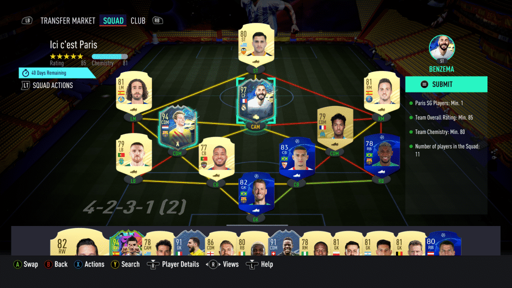 Screenshot 412 FIFA 21: How to do the 99-rated Lionel Messi Futties SBC card celebrating his PSG move and is it worth doing?