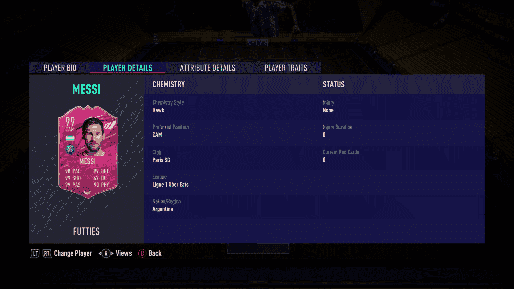 Screenshot 420 FIFA 21: How to do the 99-rated Lionel Messi Futties SBC card celebrating his PSG move and is it worth doing?