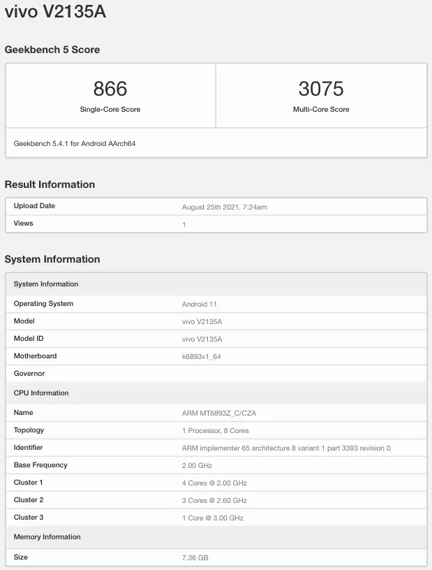 Vivo X70t Pro V2135A Geekbench 1 Xiaomi to bring improved camera performance to the mid-range courtesy of a new 50MP camera of choice