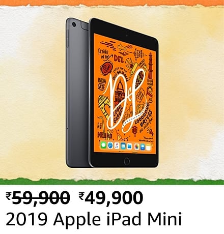 apple ipad mini 2019 All the upcoming deals on bestselling Tablets during the Amazon Great Freedom Festival sale