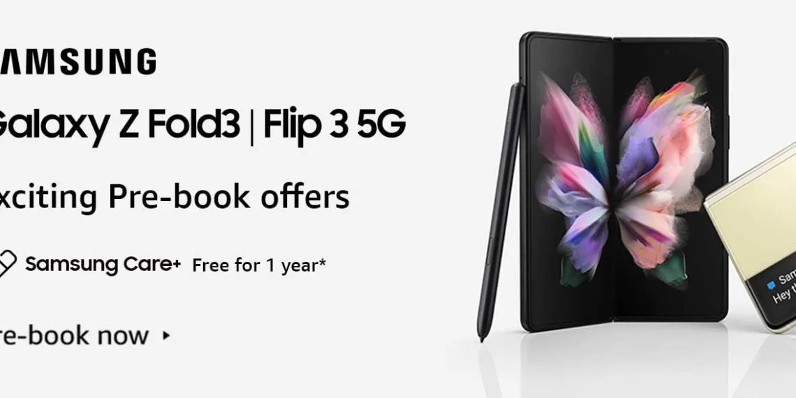 You can get up to ₹7,000 discount when you order Samsung Galaxy Z Fold3 or Flip3 5G