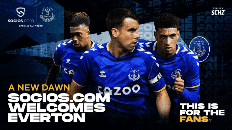 Everton to increase Global fan engagement by launching $EFC Fan Token on Socios.com