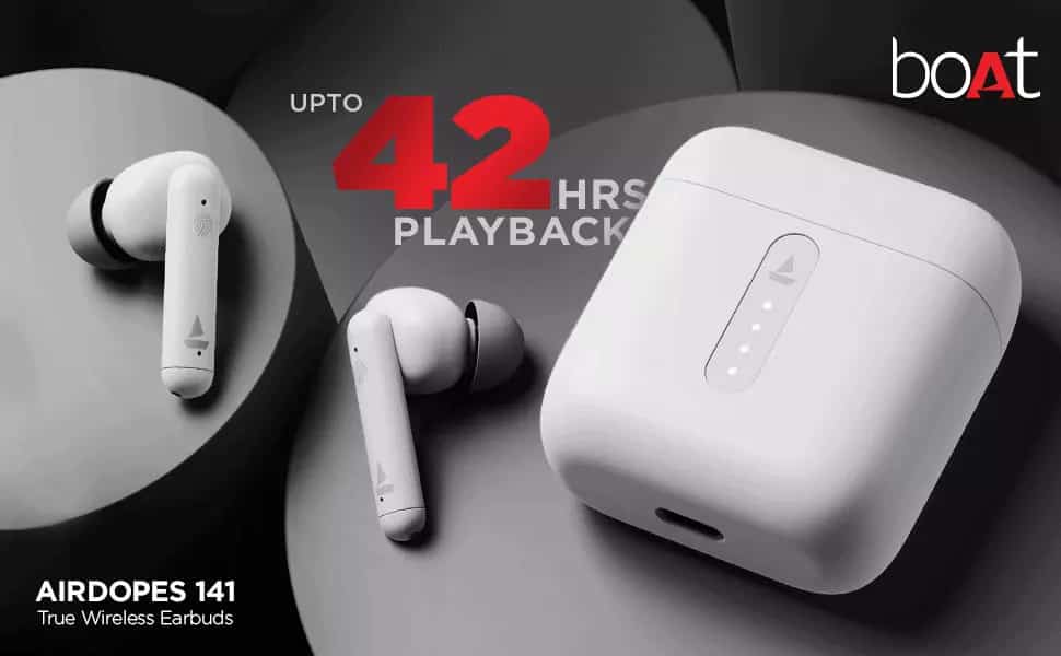 boAt Airdopes 141 True Wireless Earbuds is the best selling budget TWS earbuds in Amazon Great Freedom Festival boAt Airdopes 141 True Wireless Earbuds is the best selling budget TWS earbuds in Amazon Great Freedom Festival