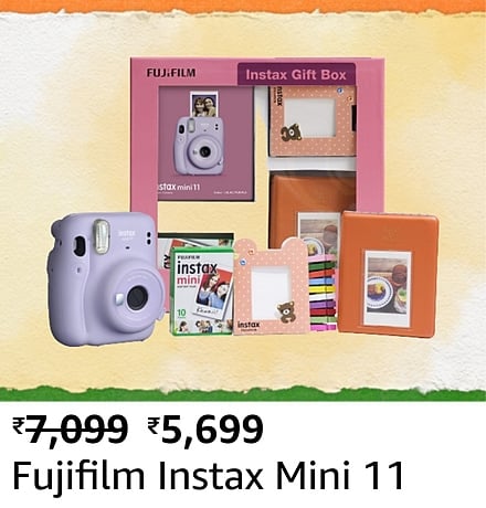 fujifilm instax mini 11 All the upcoming deals on Cameras and Accessories during the Amazon Great Freedom Festival sale