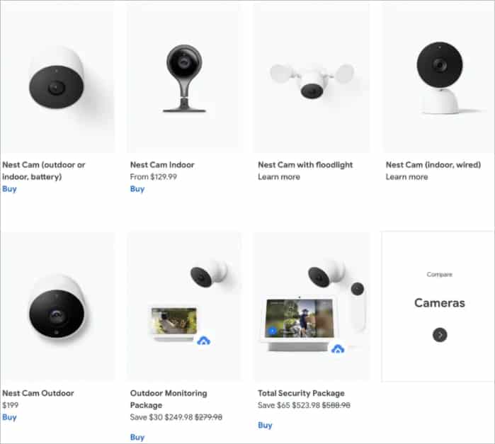 google nest camera 2 Unannounced Google Nest Security cameras appear on Google's online Store